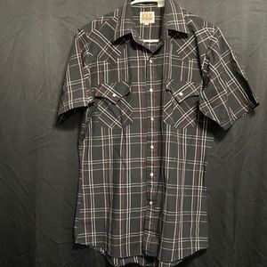 Vintage Ely Cattleman Western short sleeve